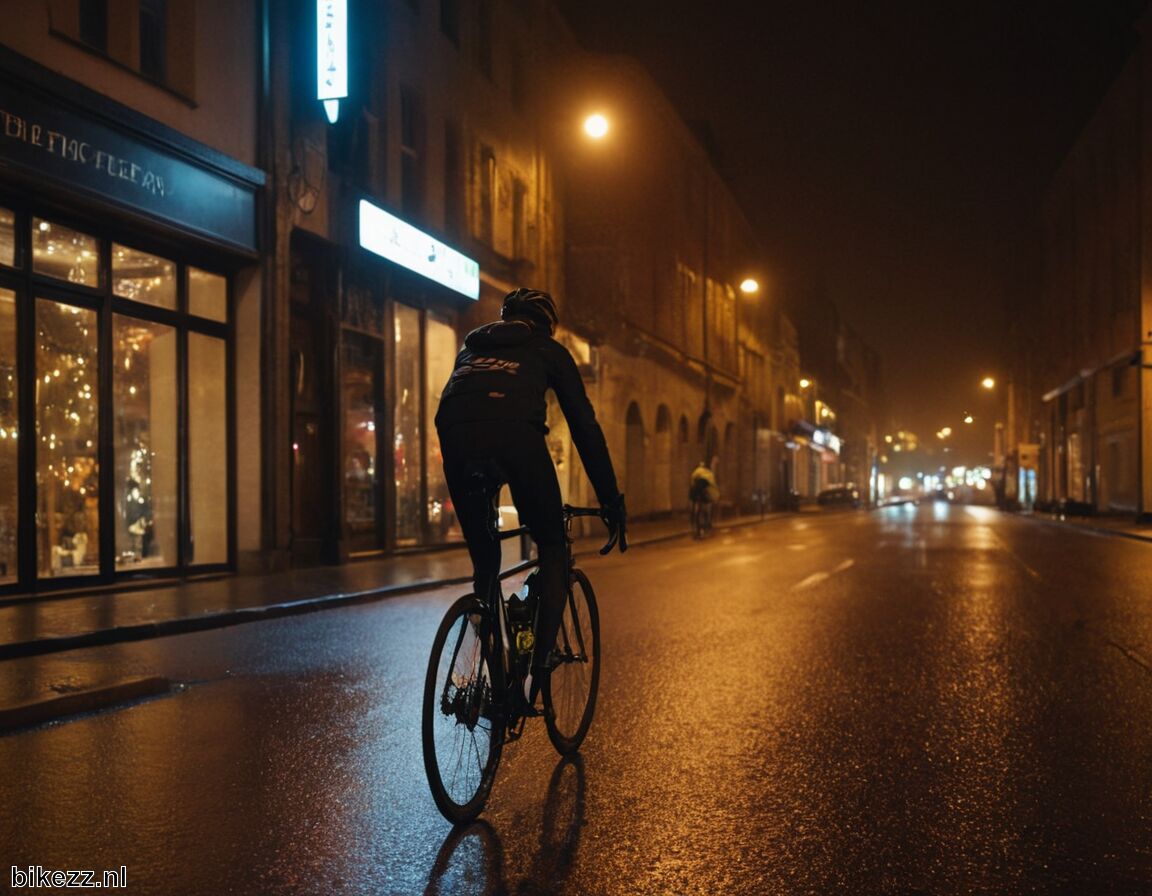 Reflecterende elementen vergroten zichtbaarheid in het donker   - Winterfietsen: kleding, verlichting en techniek