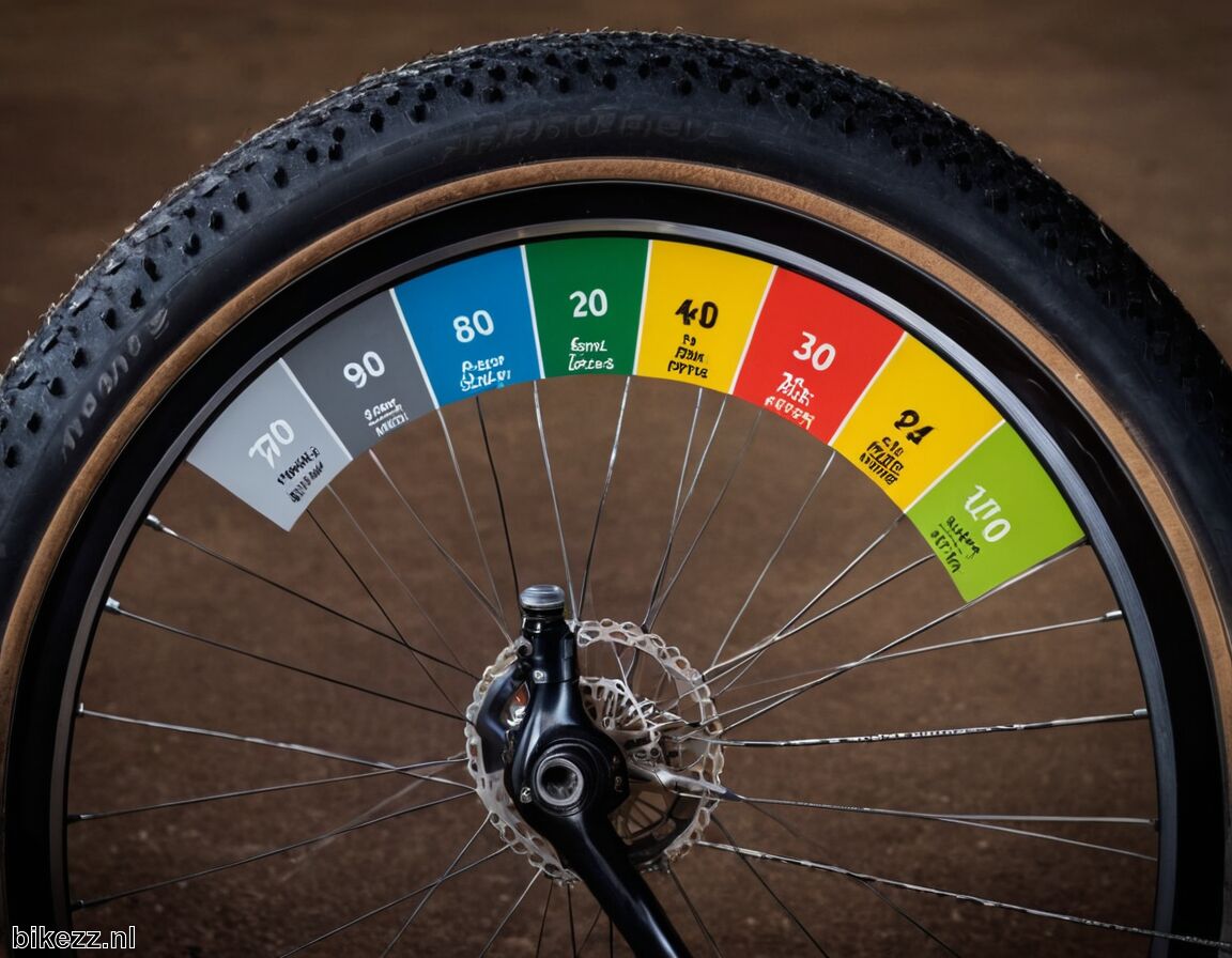 Bandenspanning per fietstype: complete tabel